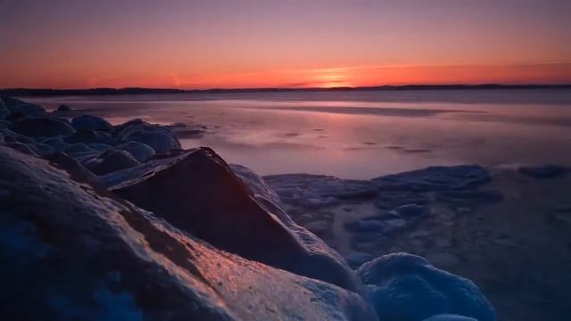 Футаж для видеомонтажа #34. [Зима, лед, море] смотреть онлайн