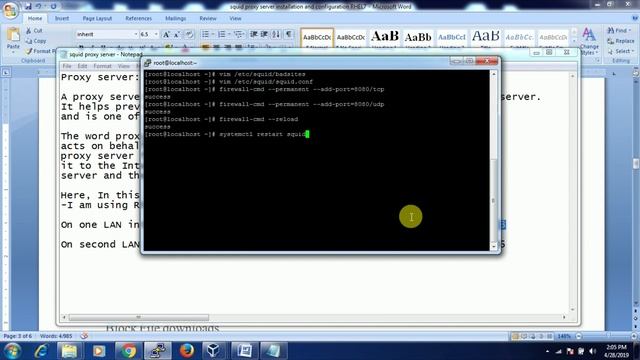 Proxy Server||Squid proxy server Setup on Rhel7.x||How it works & Block Unauthorized Websites смотреть онлайн
