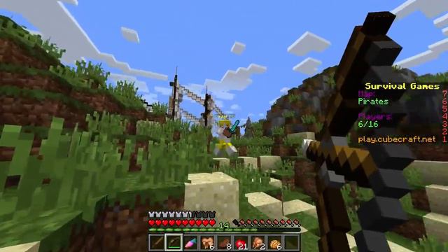 Tahta Kılıçla Elmas kılıçlı Adam Kesmek MC Hunger Games Bölüm #1 смотреть онлайн