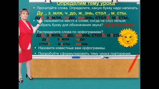 Орфограмма. Класификация орфограмм смотреть онлайн