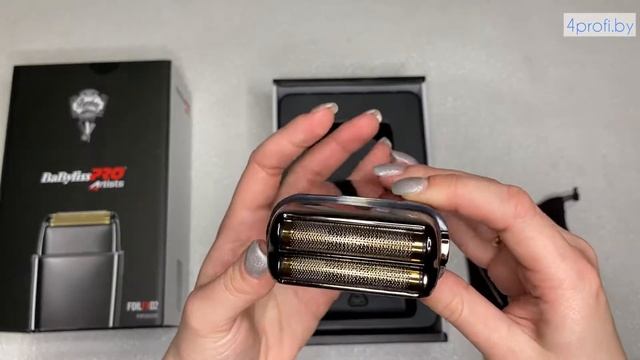 Шейвер для бритья BABYLISS PRO FoilFX 02 GRIS ACIER, 2 головки - Обзор, распаковка (4profi.by)
