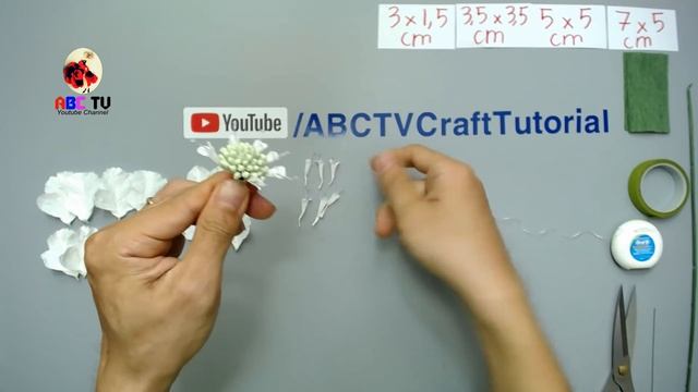 ABC TV | How To Make Scabiosa Flower From Crepe Paper - Craft Tutorial смотреть онлайн