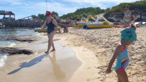 IBIZA Beach Summer - Beautiful Seaside Holiday Travel Vlog Makronissos Beach Cyprus Walking 4K