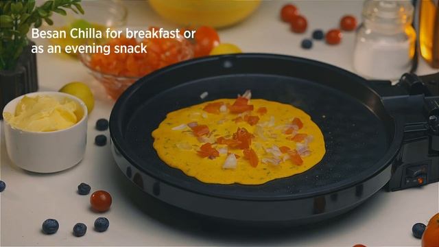 Glen 3033 Electric Pizza Grill & Crepe Maker with Non-Stick Coating, 1200W смотреть онлайн