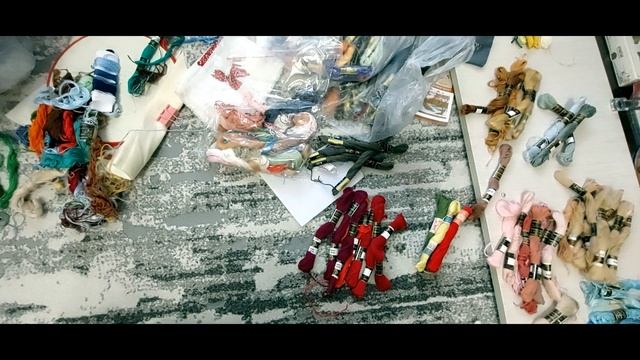 #18. БОЛГАРСКИЙ КРЕСТ | Вышивка Крестом | РАЗБОР НИТОК мулине