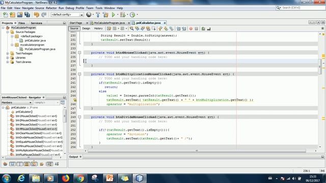 Building Simple Calculator Program In Java Using Netbeans Part 2 смотреть онлайн