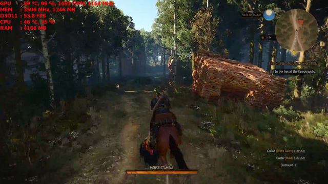 The Witcher 3 - benchmark sequence 2 смотреть онлайн