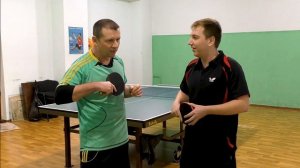 Накат. Топс слева. Уроки настольного тенниса