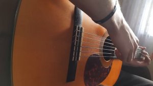 Английская мелодия ( Зелёные рукава) на гитаре