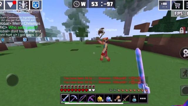 I loot an op chestplate from a noob ?! | Planet of Cubes смотреть онлайн