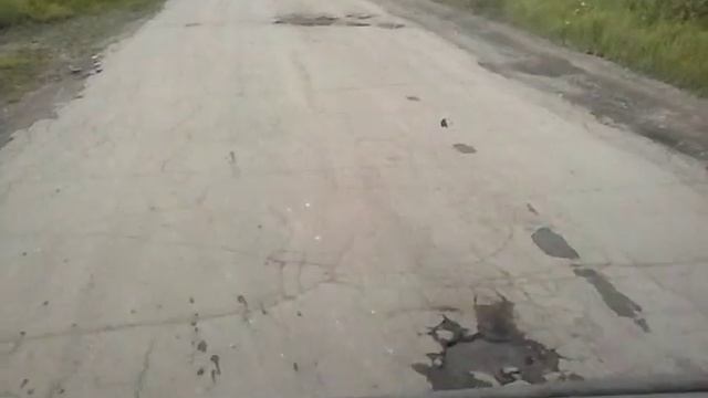 Дорога на грицовский Тульской области начали делать ремонт асфальта Часть.2
