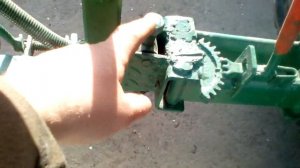 Плуг оборотный для минитрактора , самодельный ...Rotary plow for minitractor