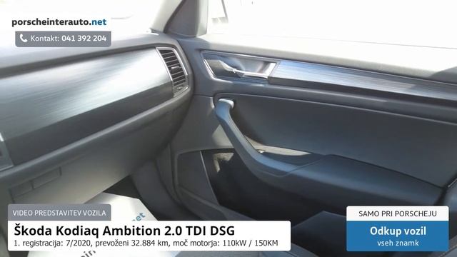 Škoda Kodiaq Ambition 2.0 TDI DSG - PREDSTAVITEV VOZILA смотреть онлайн