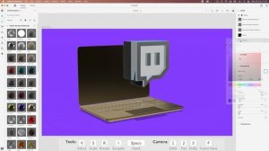 Photoshop custom 3D objects. Learn to recreate cool app icons like "Twitch".