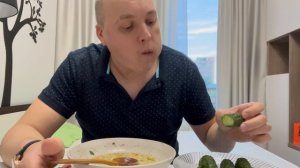 Суп куриный мукбанг