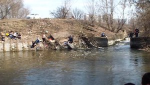 Рыбалка нового поколения -  реке в сейм город курск 2013 год лето