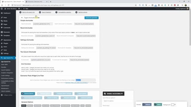 Elementor Live Filter - Ajax Search Pro for Wordpress Tutorial