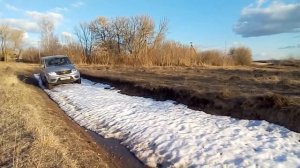 Шины КАМА 219 на липком снегу, разница на заднем и полном приводе