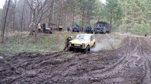 off road 4x4 покатушка(газ 66,нивы и уазы)море грязи!