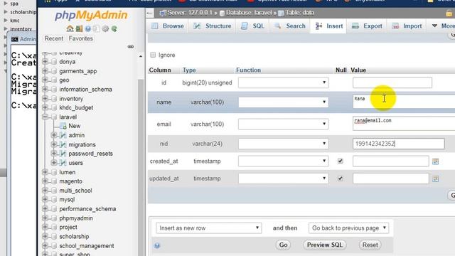 model migration | laravel project bangla _05(A)