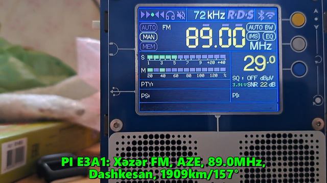 16.06.2024 12:57UTC, [Es], Xəzər FM, Азербайджан, 89.0МГц, 1909км + неопознанная станция QRM