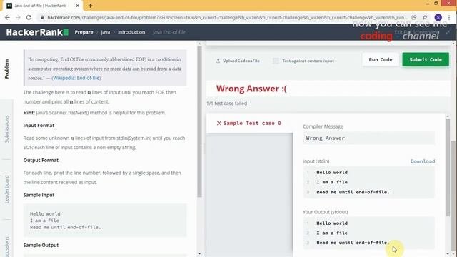 HackerRank - Java #9 - Java End Of File