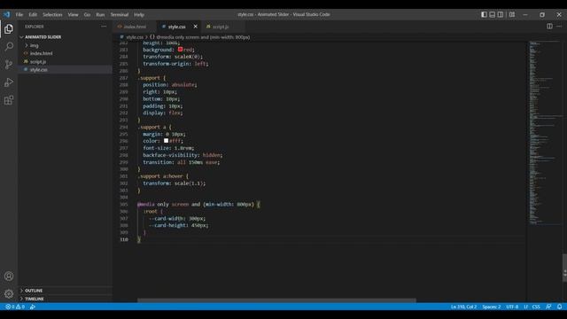 Create Image Slider Animation Effects Using HTML CSS & JavaScript ...