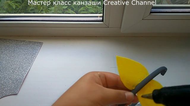 Ободок Ушки кошки из фоамирана. смотреть онлайн