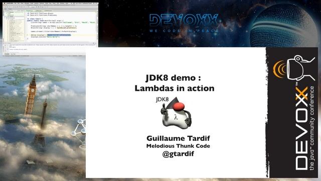 JDK 8 demo : Lambdas in Action смотреть онлайн