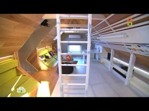 "Дачный ответ": Декорированные скаты и детский уголок для мансарды