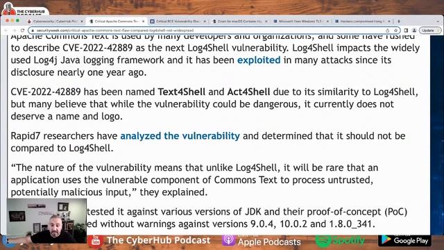 Apache Commons Zeroday, Cobolt Strike, TLS Handshake Fix, & Hong Kong Attack смотреть онлайн
