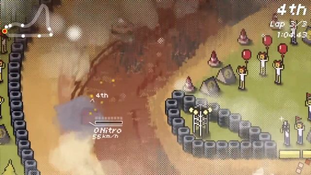 Super Pixel Racers  PS4 Indie Gameplay