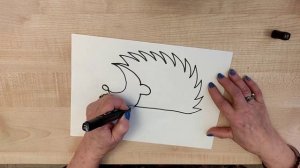 Рисуем ёжика