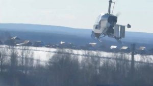 Полет самодельного автожира