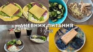 Дневник питания *3 дня*