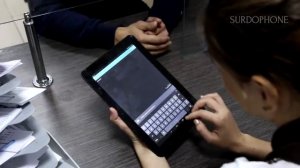 Сурдофон - говорящий планшет- переводчик.