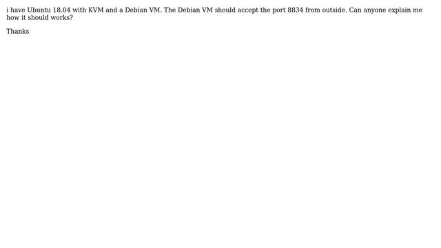 Ubuntu: KVM NAT Port-Forwarding смотреть онлайн