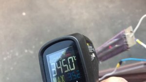 Испытание карбонового кабеля. 350 градусов.