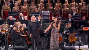 'Подмосковные вечера'   А  Нетребко   Д  Хворостовский  Красная Площадь