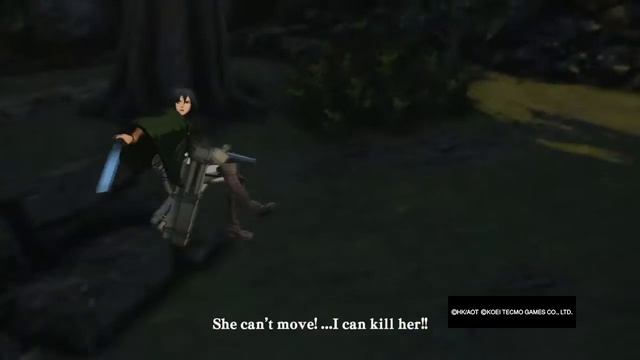 Attack on Titan Mikasa And Levi Save Eren From Female Titan смотреть онлайн