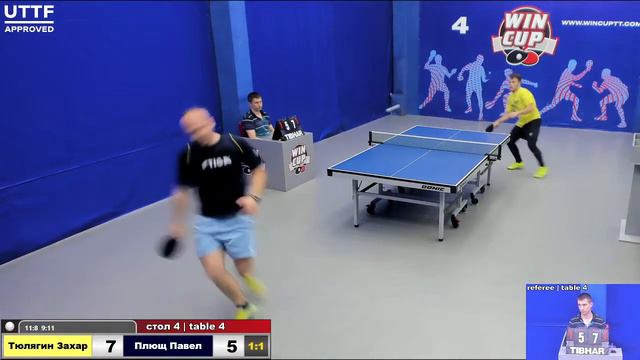 19:30 Тюлягин Захар 3-2 Плющ Павел стол 4 ЮГ-3 19.06.21 смотреть онлайн