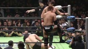 Takashi Sugiura and Go Shiozaki vs. Shinsuke Nakamura and Milano Collection AT 3-1-09