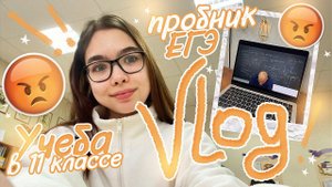 VLOG  ЗАВАЛИЛА Пробник ЕГЭ  Моя НЕудачная Неделя