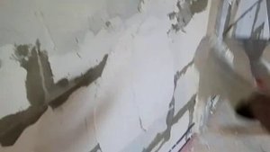 Растворные маяки по технологии Армянской штукатурки. 10 минут на один маяк.