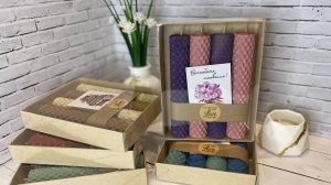 Наборы свечей из премиум вощины подарочный "For you".