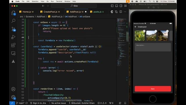 How to upload single and multiple images to server using REST Api || #nodejs #reactnative