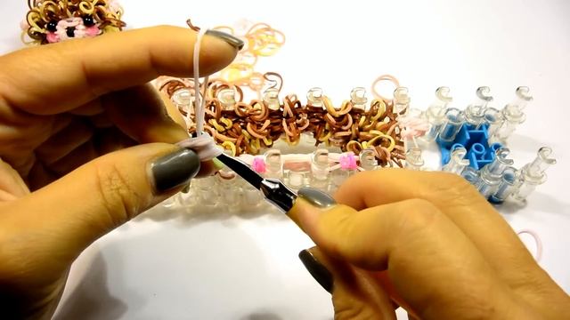 Ёжик 3D из резинок Рейнбоу Лум на станке||Hedgehog Rainbow Loom
