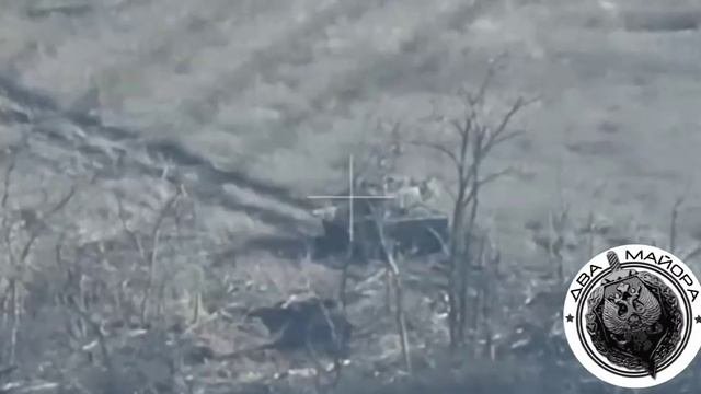 Уничтожение танка Leopard 2A4 ВСУ в районе Работино на Запорожском направлении.