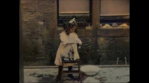 [4k, 60fps, colorized] (1901)  Lassie and her dog.