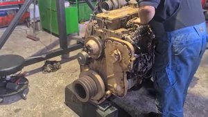 Первый запуск двигателя CUMMINS ISL 8.9 после капремонта